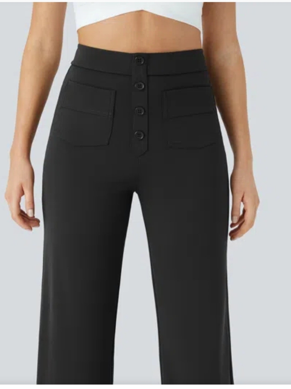HALARA DayStretch High Waisted Pockets Straight Leg Casual Pants XL